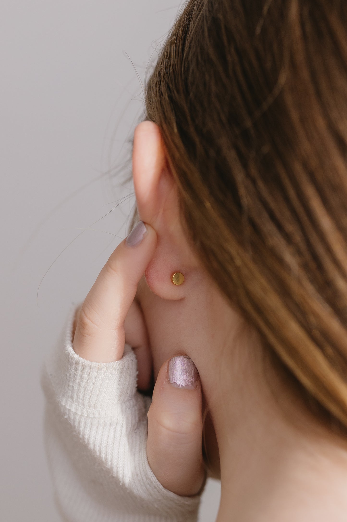 Colorful Daisies | Gold Studs Earrings